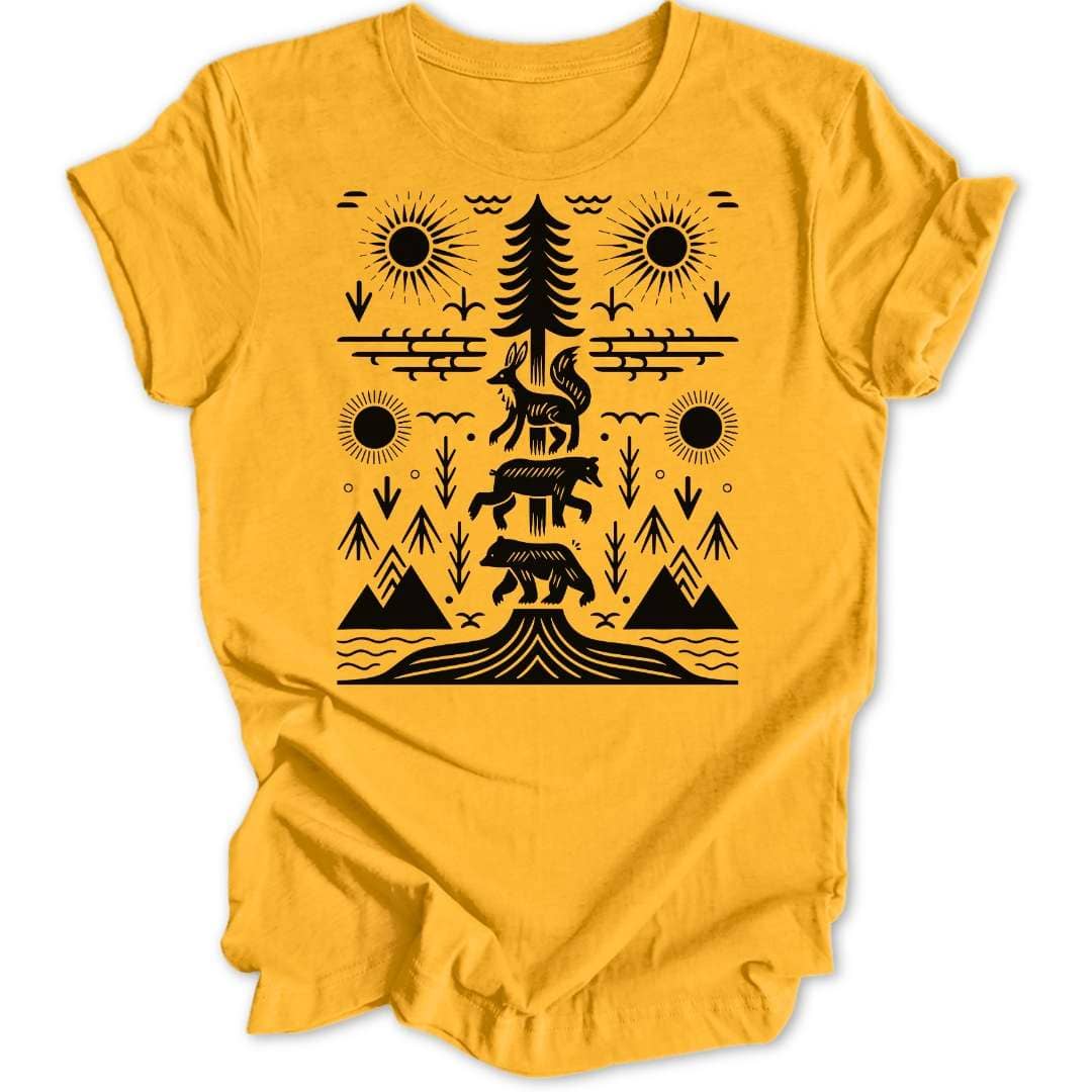 Forest Totem Unisex T-Shirt - Wild Spirit
