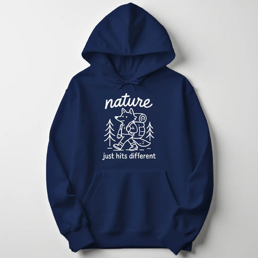 Fox Hiker Unisex Hoodie - Wild Spirit