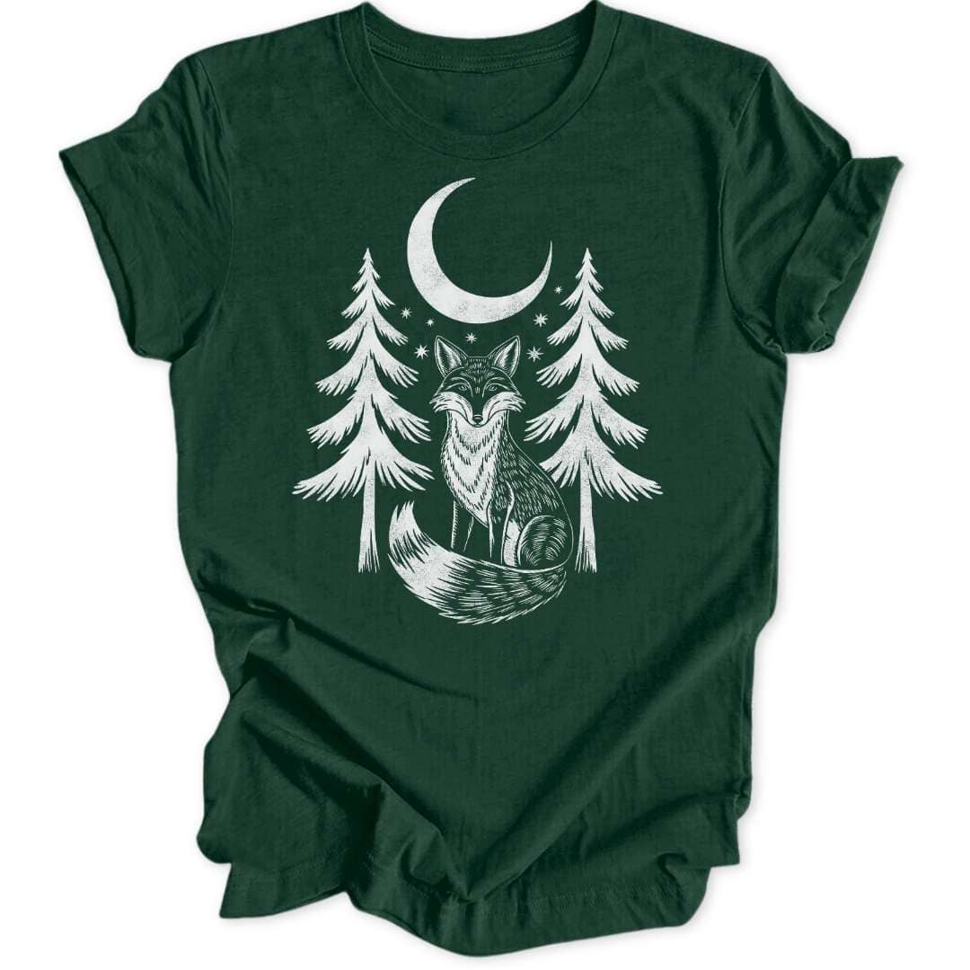 Fox Night Unisex T-Shirt - Wild Spirit