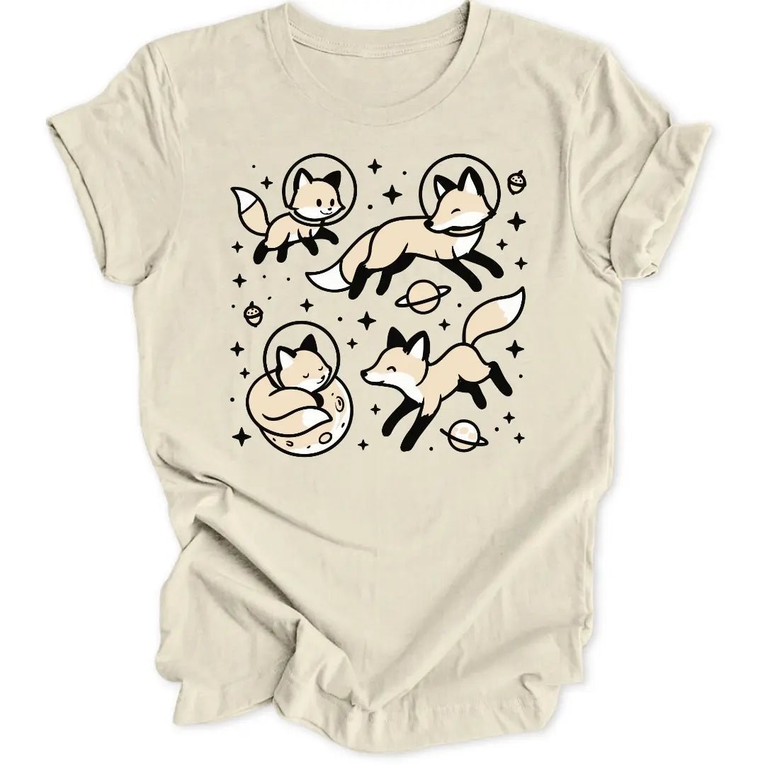 Foxes in Space Unisex T-Shirt - Wild Spirit