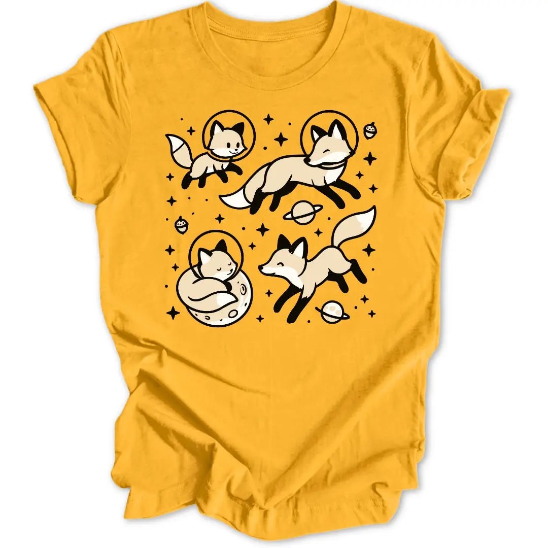Foxes in Space Unisex T-Shirt - Wild Spirit