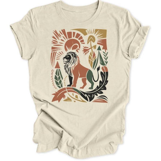 Framed Lion Unisex T-Shirt - Wild Spirit