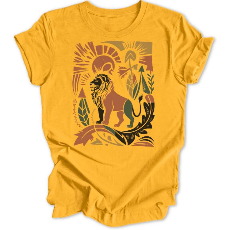 Framed Lion Unisex T-Shirt - Wild Spirit