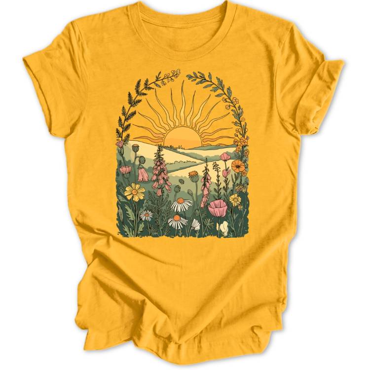 Framed Sunrise Unisex T-Shirt - Wild Spirit