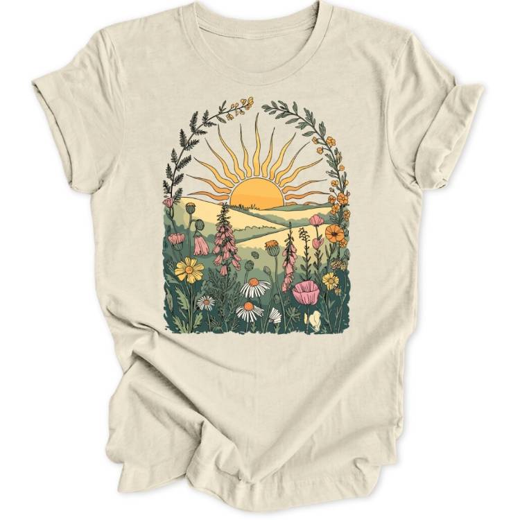 Framed Sunrise Unisex T-Shirt - Wild Spirit