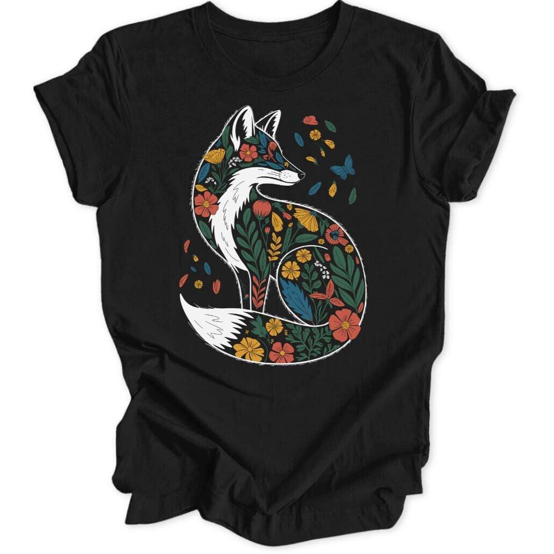 Fuchs Garten Unisex T-Shirt T-Shirt Schwarz / S
