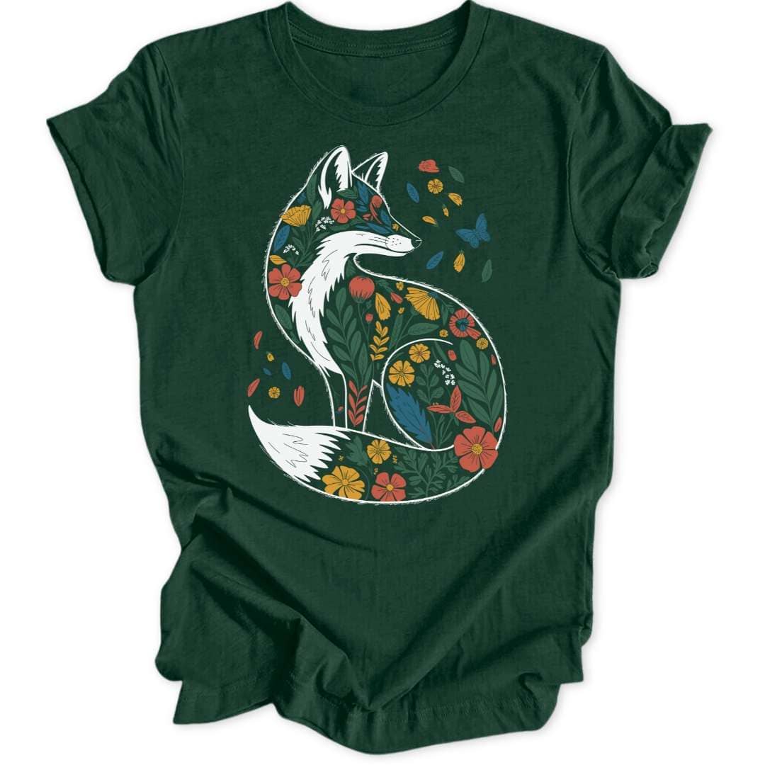 Fuchs Garten Unisex T-Shirt T-Shirt Waldgrün / S