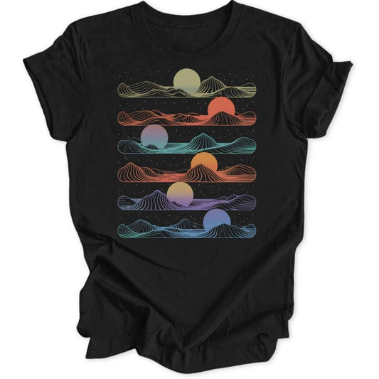 Futuristic Sunsets Unisex T-Shirt - Wild Spirit