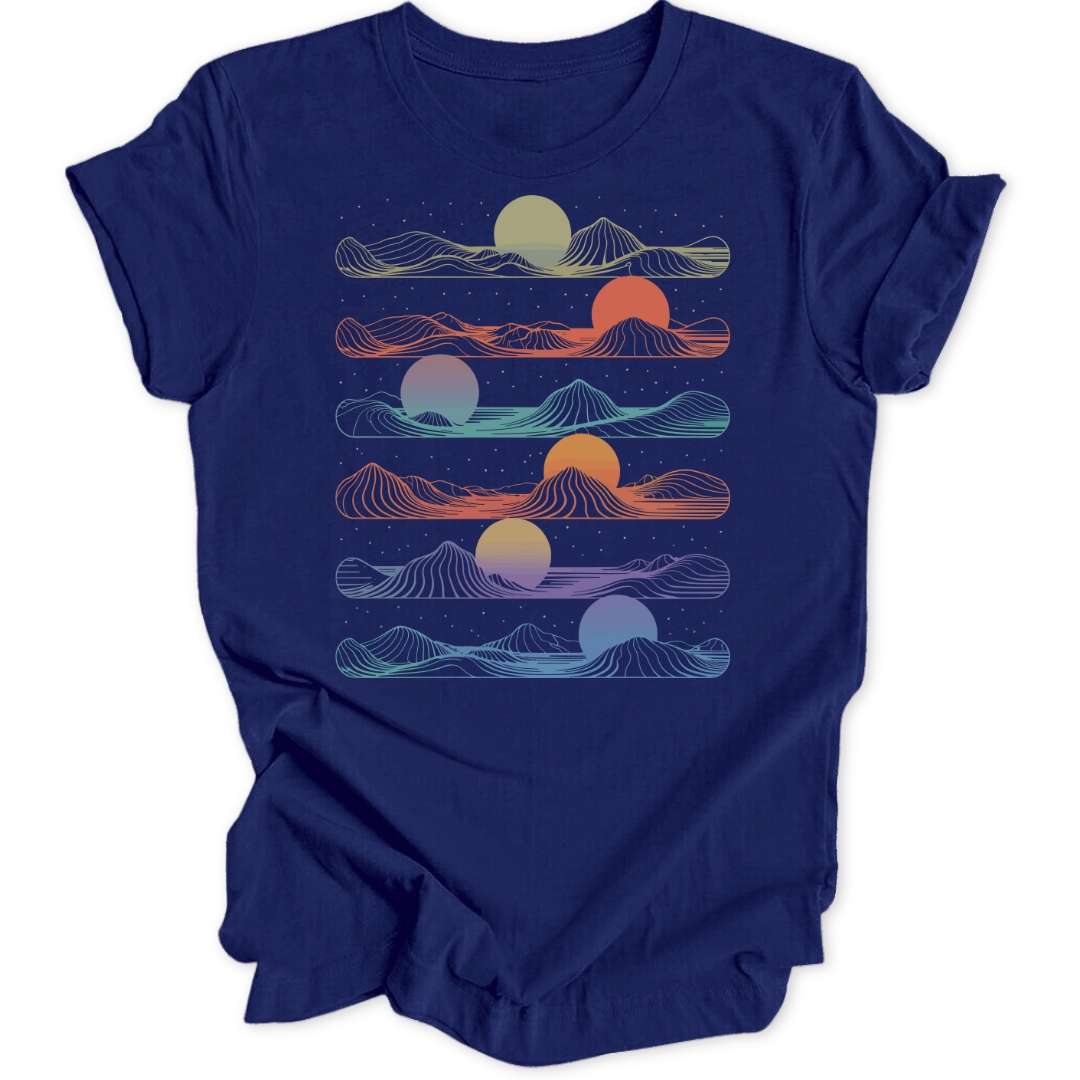 Futuristic Sunsets Unisex T-Shirt - Wild Spirit