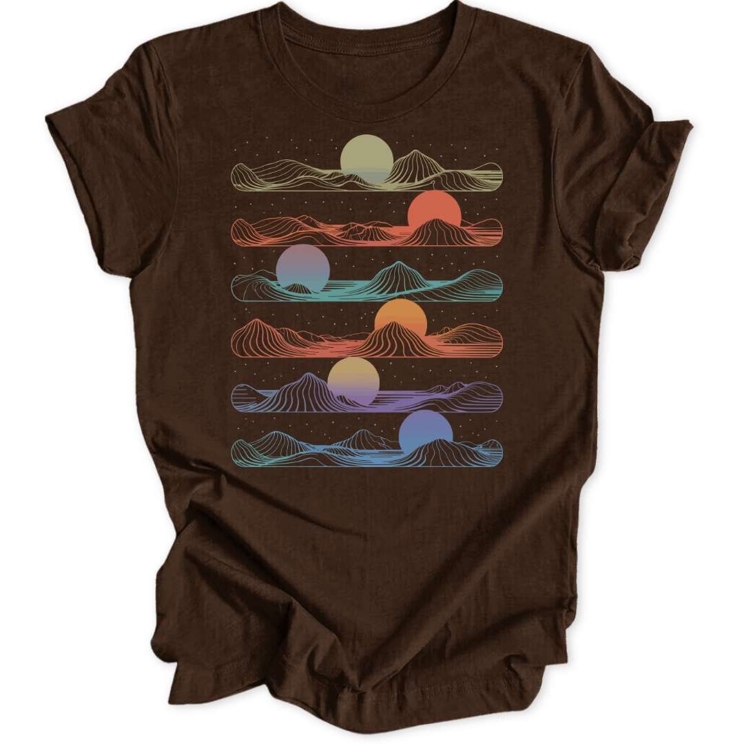 Futuristic Sunsets Unisex T-Shirt - Wild Spirit