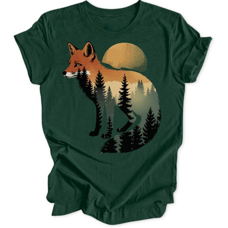 Gemalter Fuchs Unisex T-Shirt - Wild Spirit