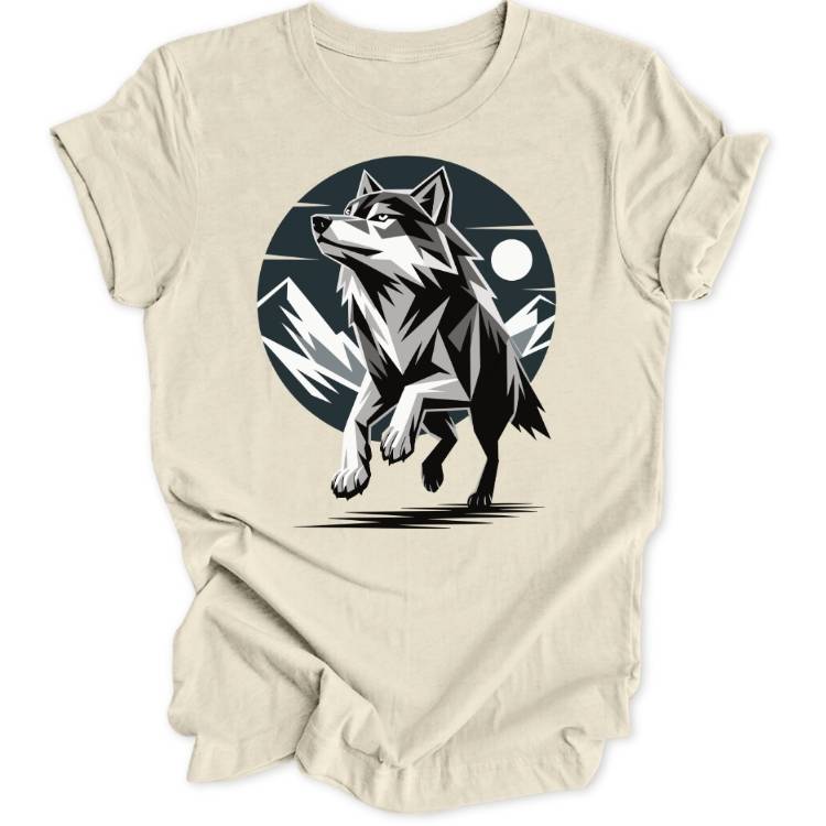 Geometric Wolf Unisex T-Shirt - Wild Spirit