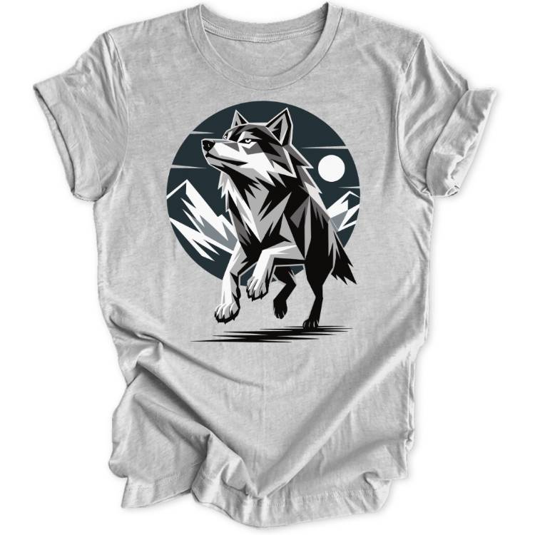 Geometric Wolf Unisex T-Shirt - Wild Spirit