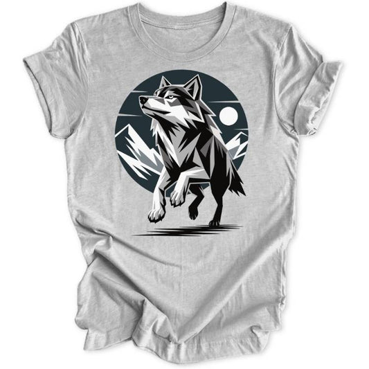 Geometric Wolf Unisex T-Shirt - Wild Spirit