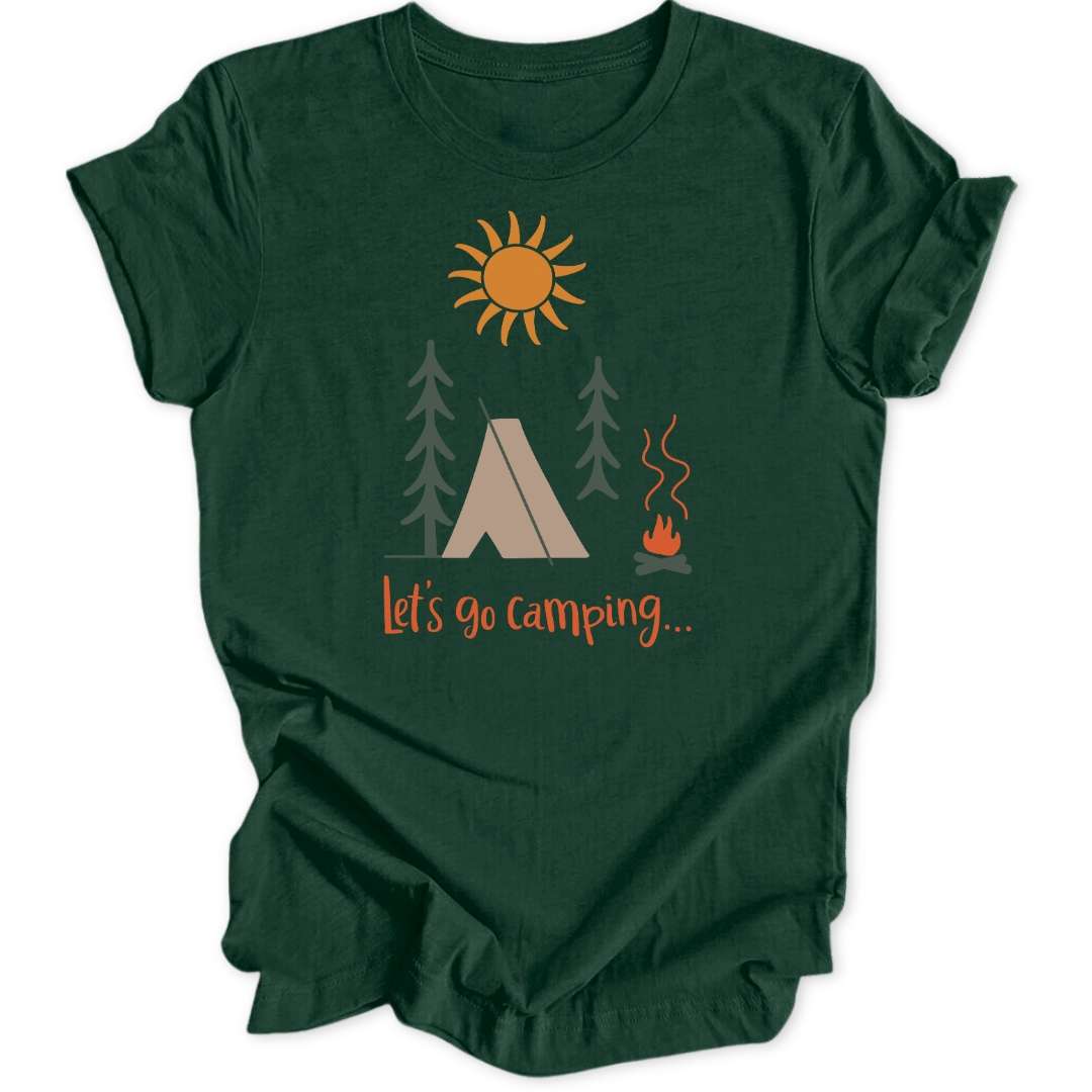 Go Camping T-Shirt T-Shirt Waldgrün / S