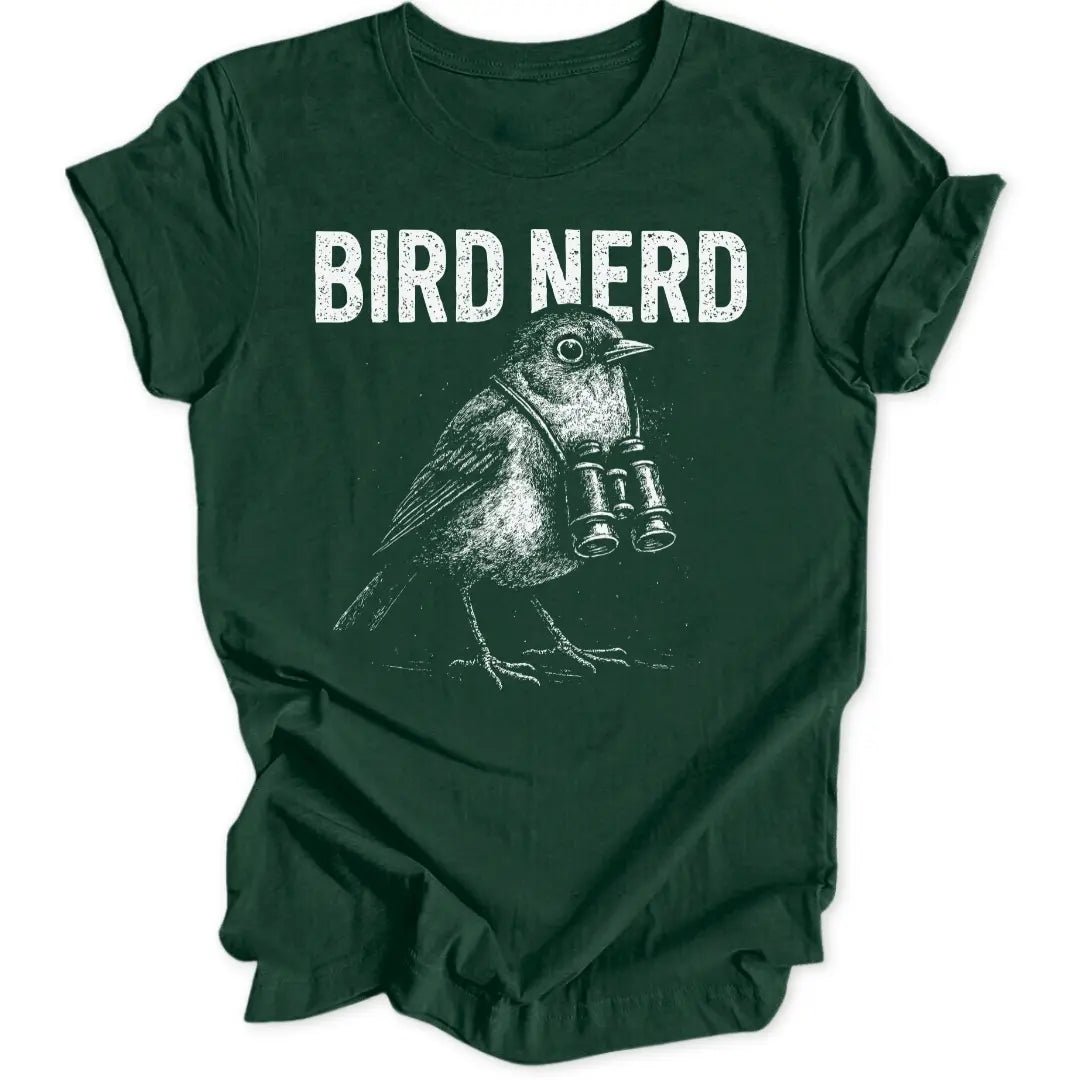 Grunge Bird Nerd Unisex T-Shirt - Wild Spirit