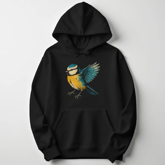 Grunge Blaumeise Unisex Hoodie - Wild Spirit