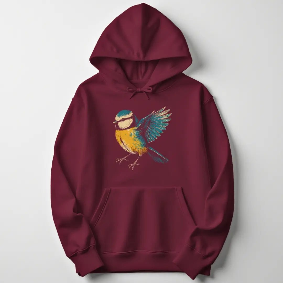 Grunge Blaumeise Unisex Hoodie - Wild Spirit