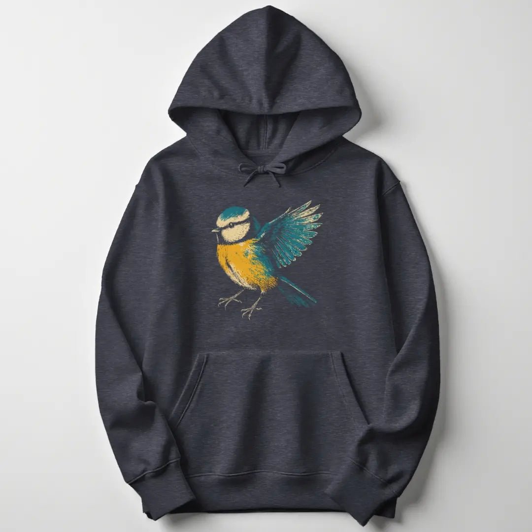 Grunge Blaumeise Unisex Hoodie - Wild Spirit