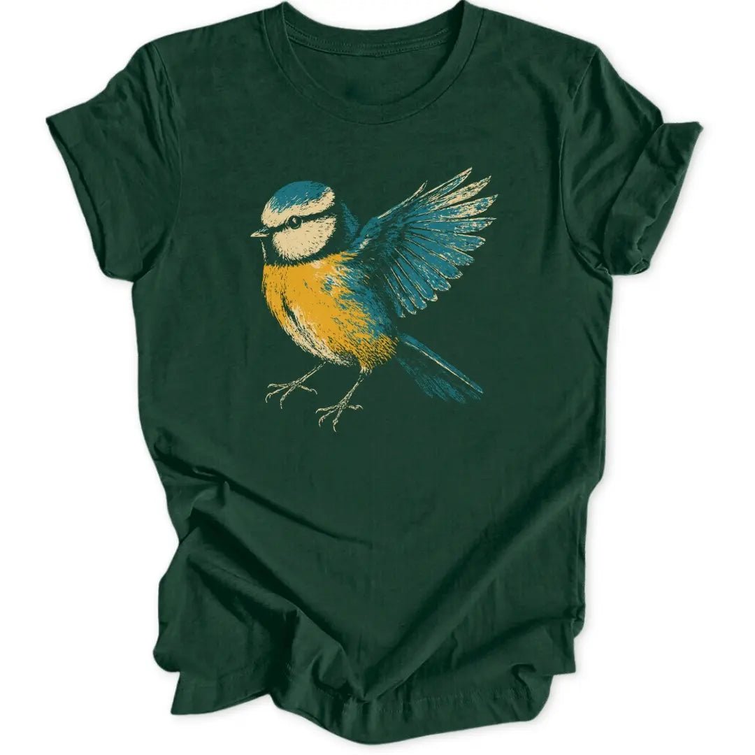 Grunge Blaumeise Unisex T-Shirt - Wild Spirit