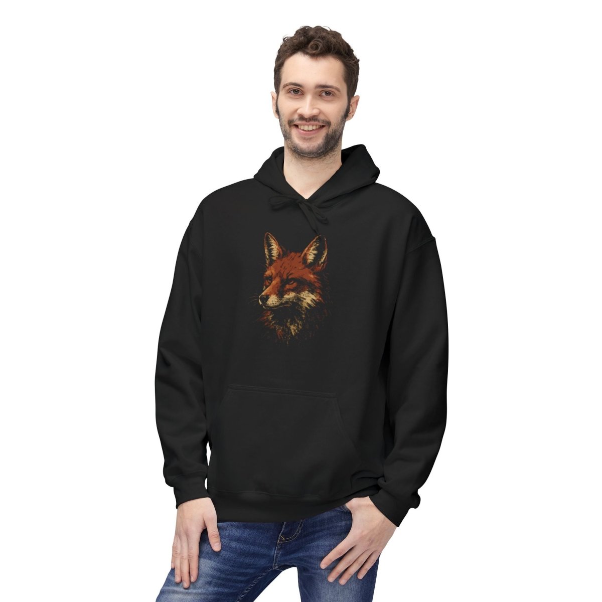 Grunge Fuchs Unisex Hoodie - Wild Spirit