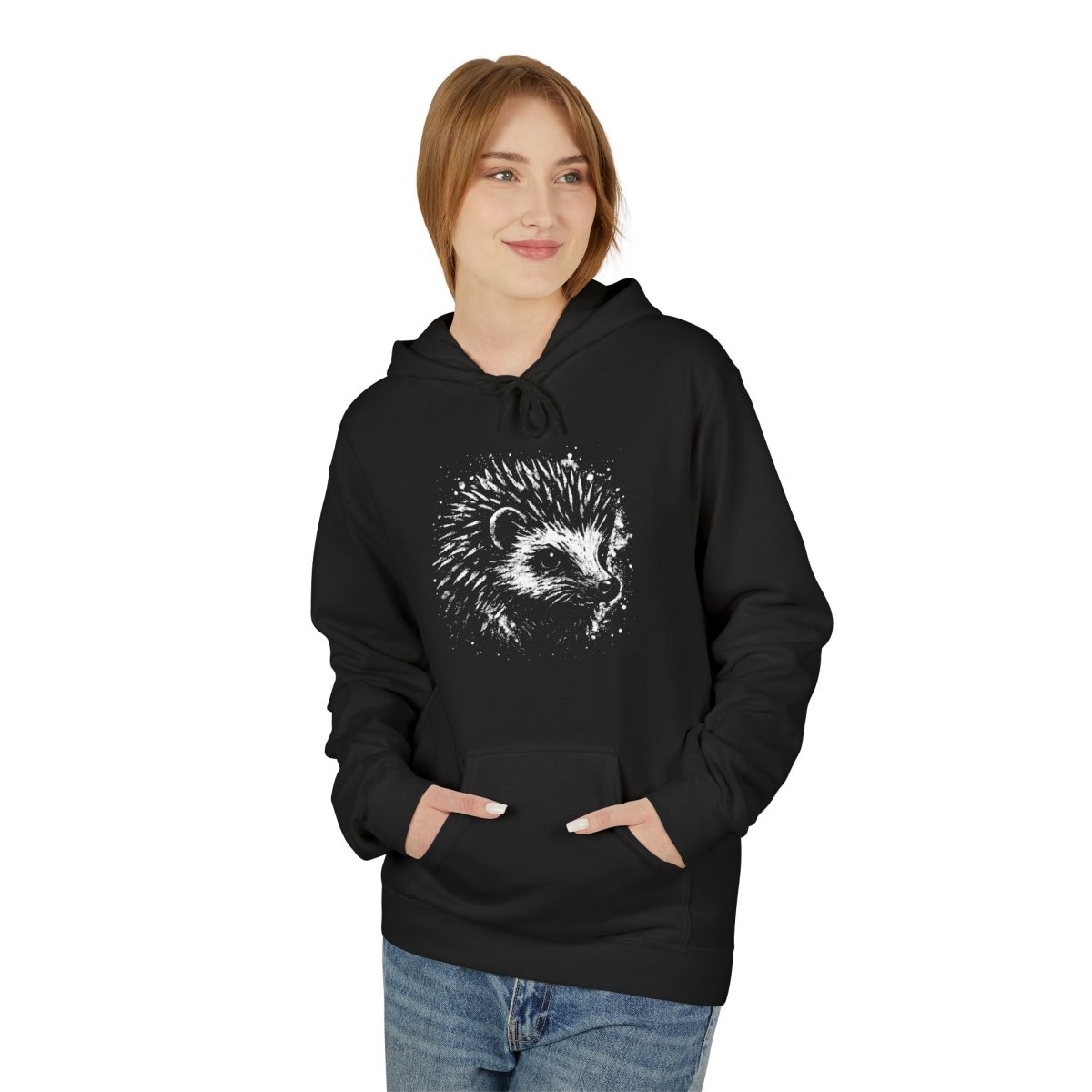 Grunge Igel Unisex Hoodie - Wild Spirit