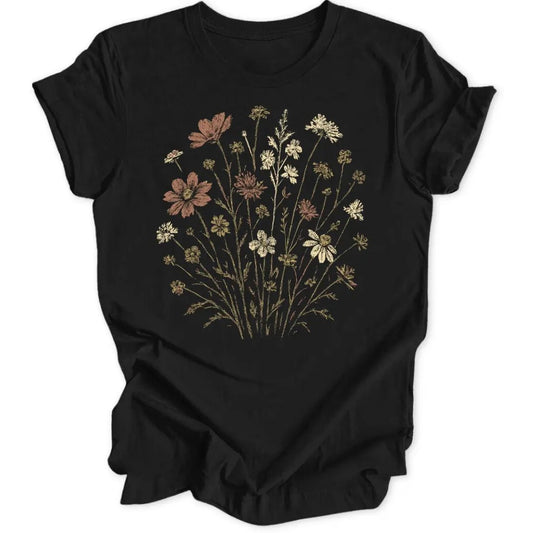 Grungy Flowers Unisex T-Shirt - Wild Spirit