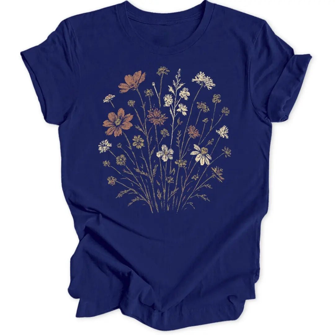 Grungy Flowers Unisex T-Shirt - Wild Spirit