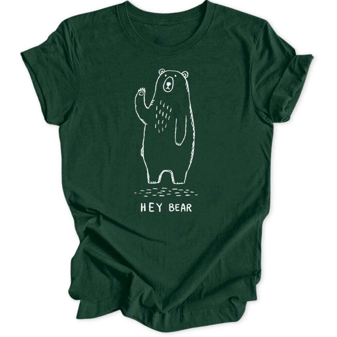 Hey Bear T-Shirt T-Shirt Waldgrün / S