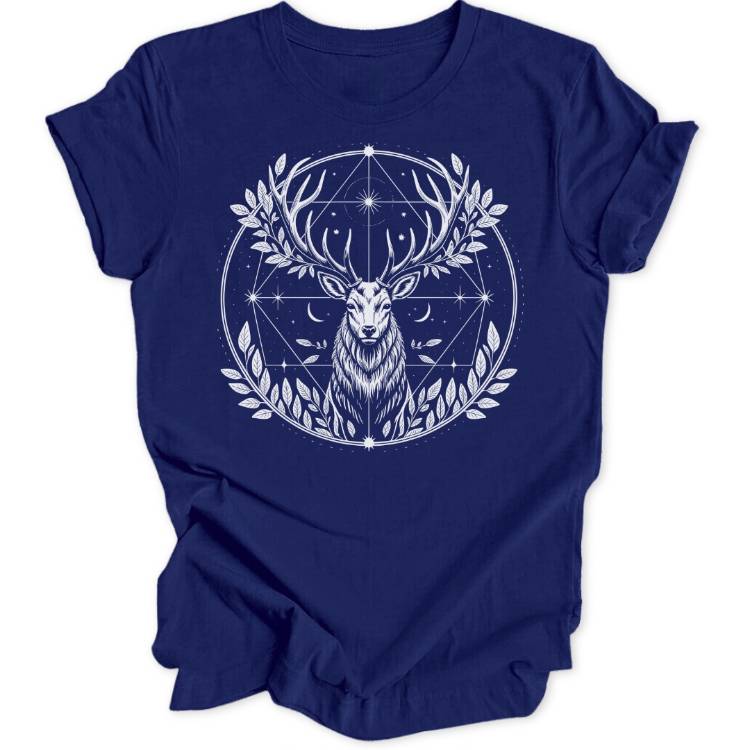 Hirsch Mandala Unisex T-Shirt - Wild Spirit