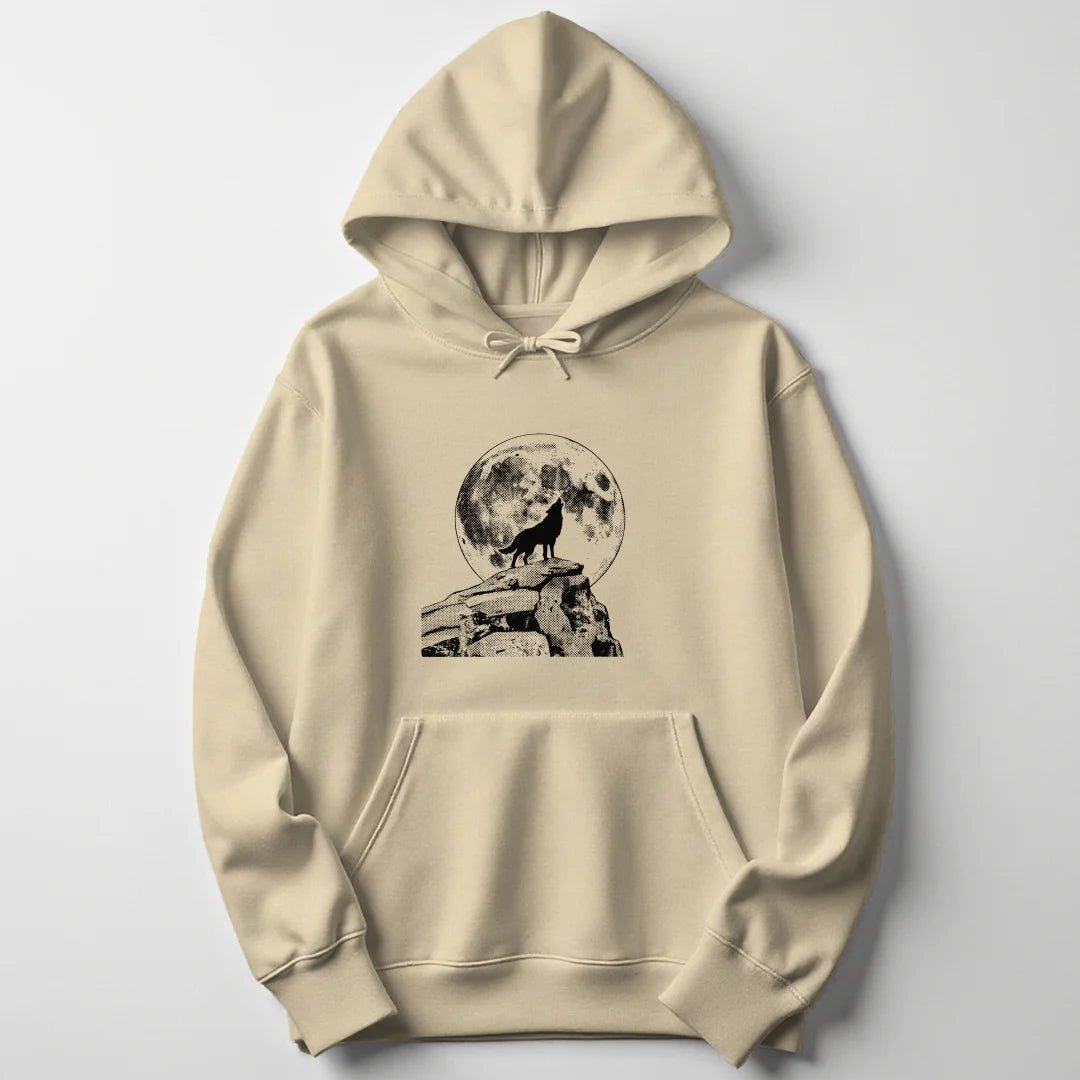 Howling Moon Unisex Hoodie - Wild Spirit