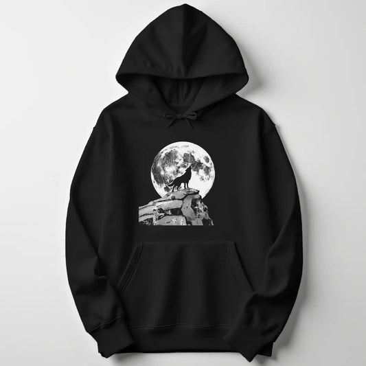 Howling Moon Unisex Hoodie - Wild Spirit