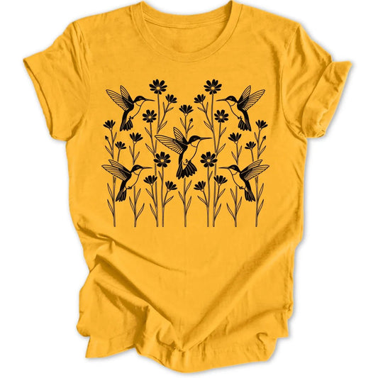 Hummingbird Meadow Unisex T-Shirt - Wild Spirit