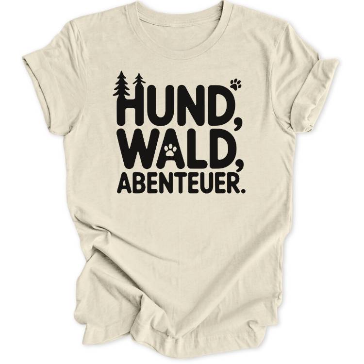 Hund Wald Abenteuer Unisex T-Shirt - Wild Spirit