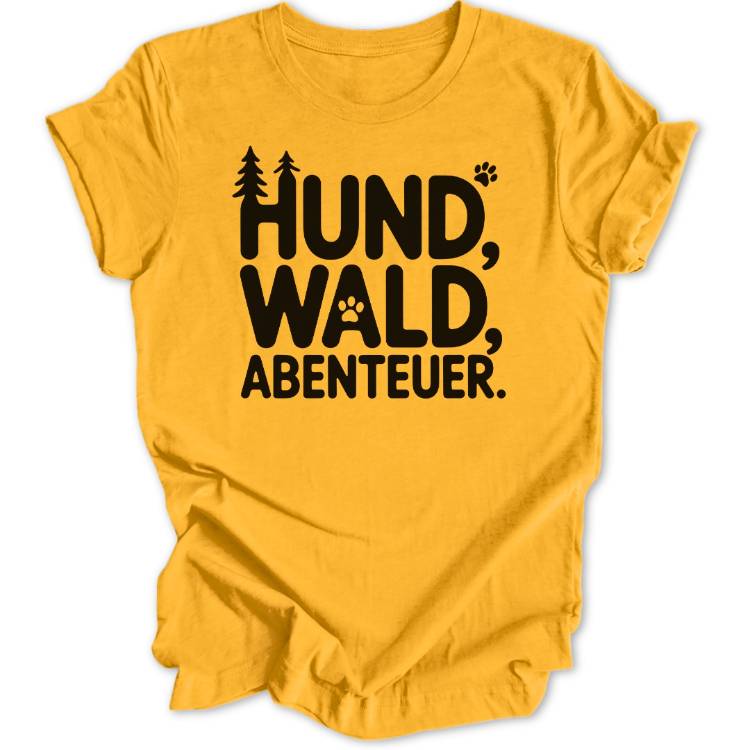 Hund Wald Abenteuer Unisex T-Shirt - Wild Spirit
