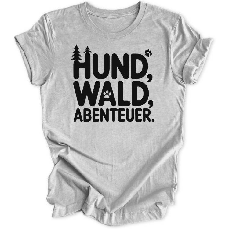 Hund Wald Abenteuer Unisex T-Shirt - Wild Spirit