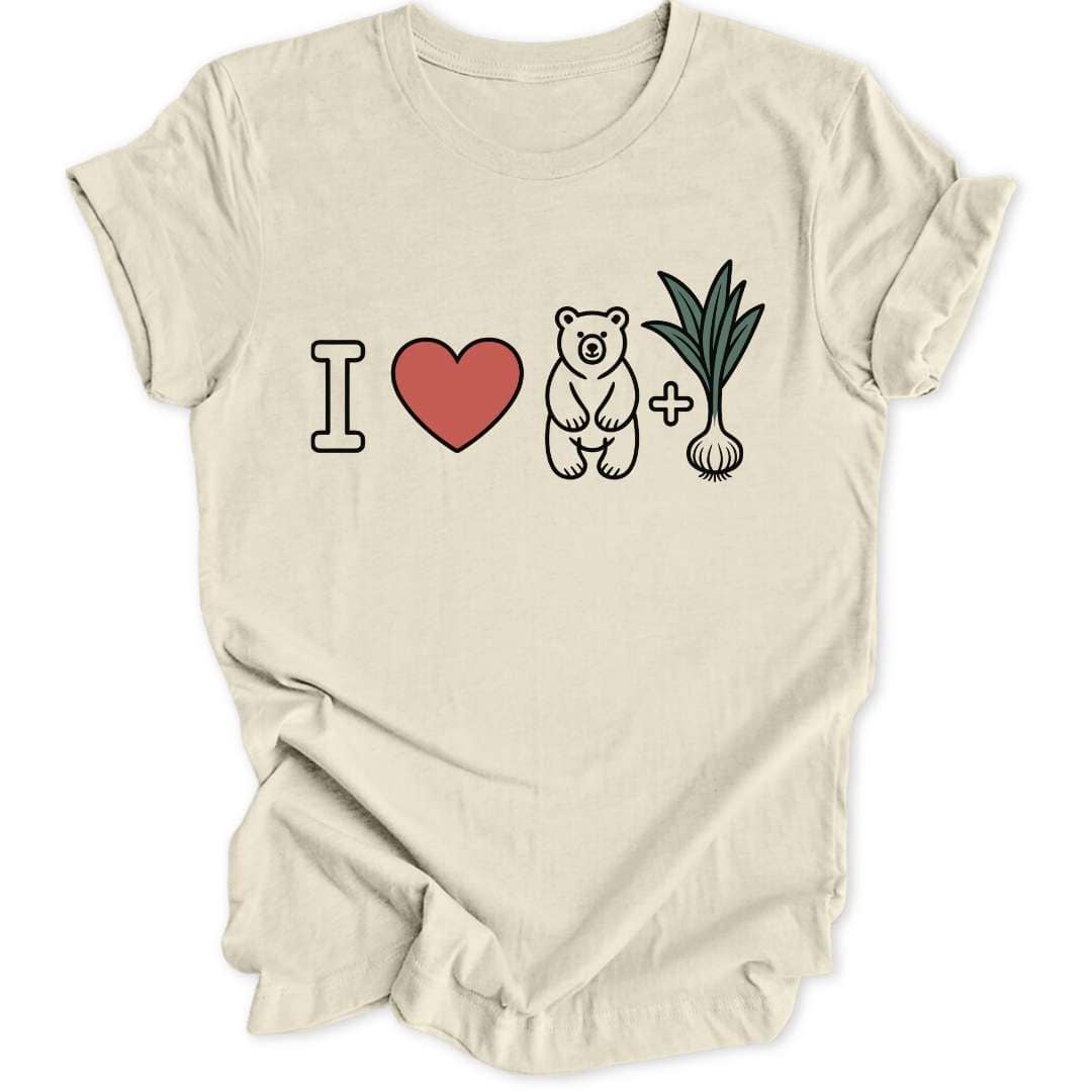I <3 Bärlauch Unisex T-Shirt - Wild Spirit