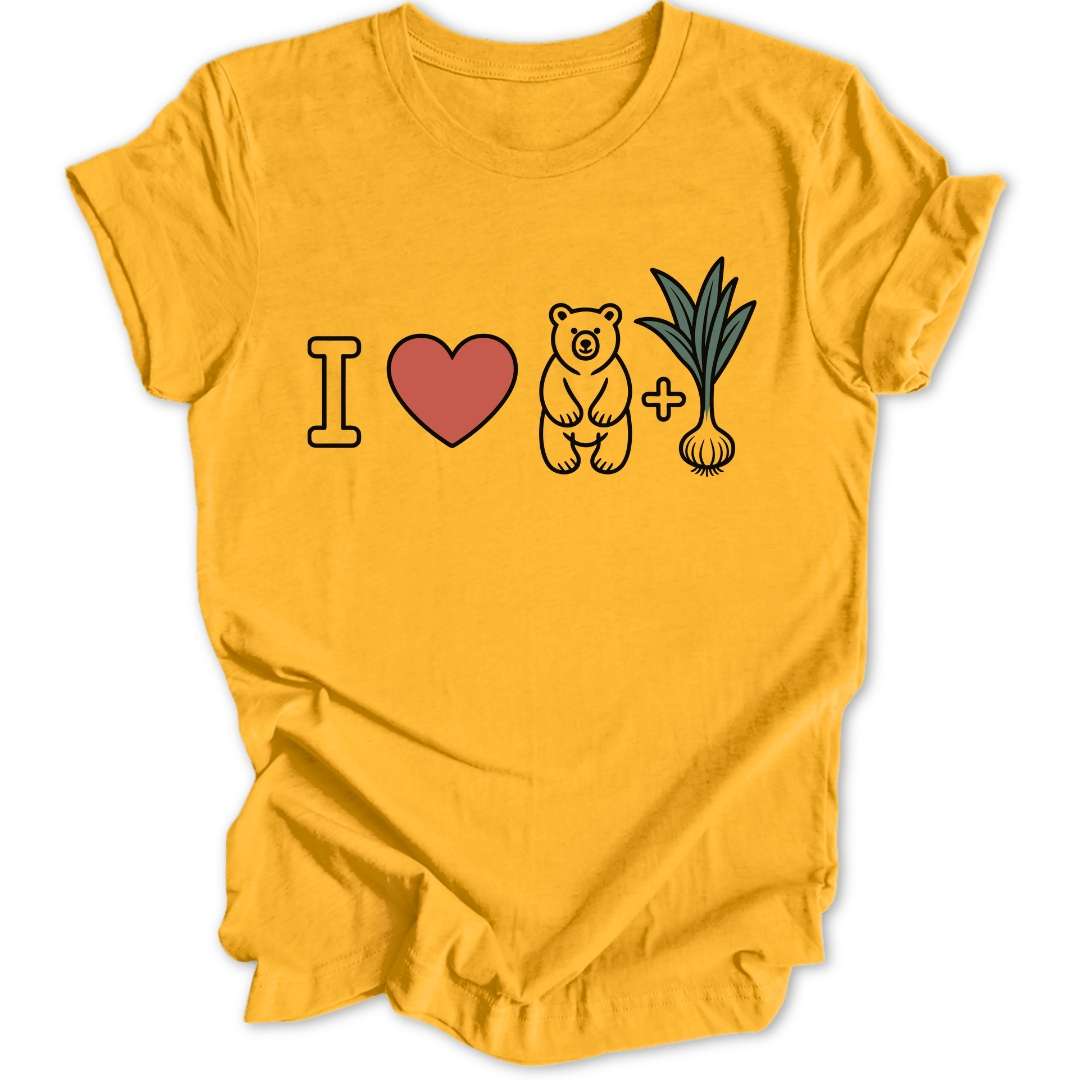 I <3 Bärlauch Unisex T-Shirt - Wild Spirit