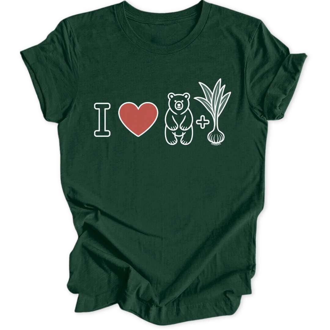 I <3 Bärlauch Unisex T-Shirt - Wild Spirit
