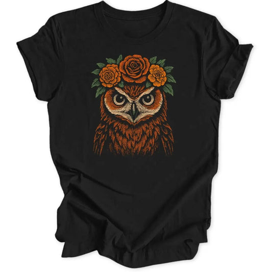 Kahlo Owl Unisex T-Shirt - Wild Spirit