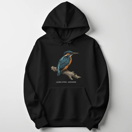 Kingfisher Botanical Unisex Hoodie - Wild Spirit