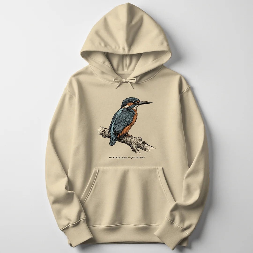 Kingfisher Botanical Unisex Hoodie - Wild Spirit