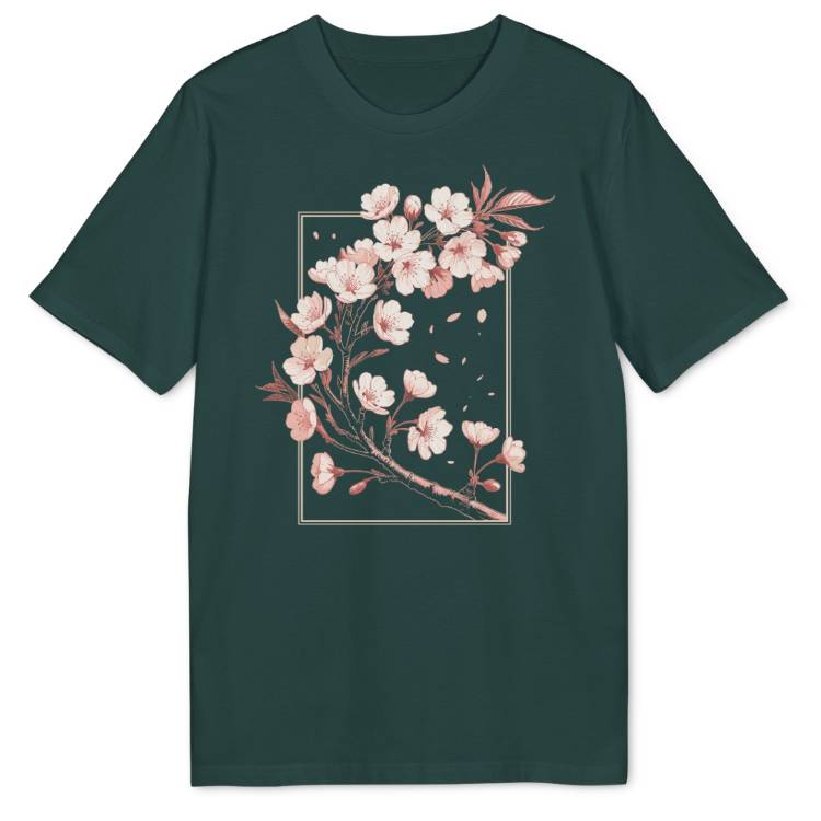 Kirschblüte Bio T-Shirt - Wild Spirit