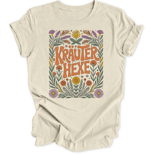 Kräuterhexe Blumen Unisex T-Shirt - Wild Spirit
