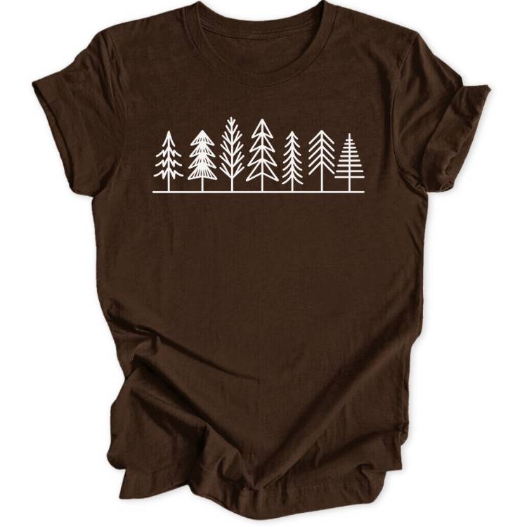 Line Of Trees Unisex T-Shirt - Wild Spirit