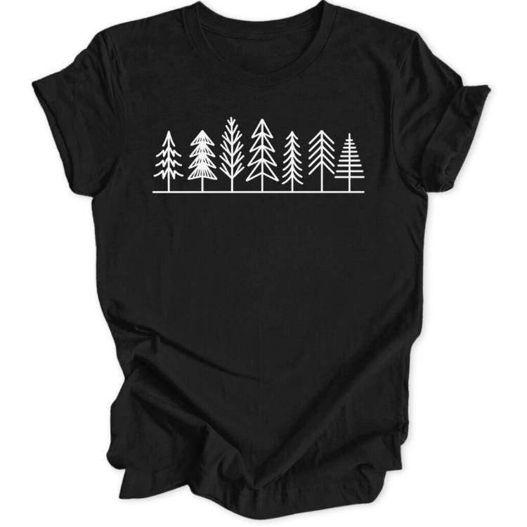 Line Of Trees Unisex T-Shirt - Wild Spirit