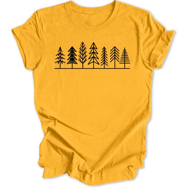 Line Of Trees Unisex T-Shirt - Wild Spirit