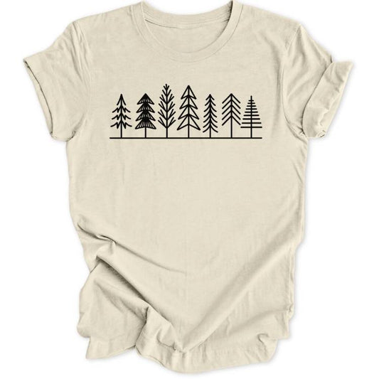 Line Of Trees Unisex T-Shirt - Wild Spirit