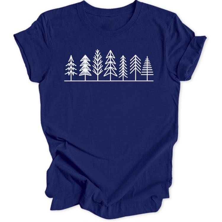 Line Of Trees Unisex T-Shirt - Wild Spirit