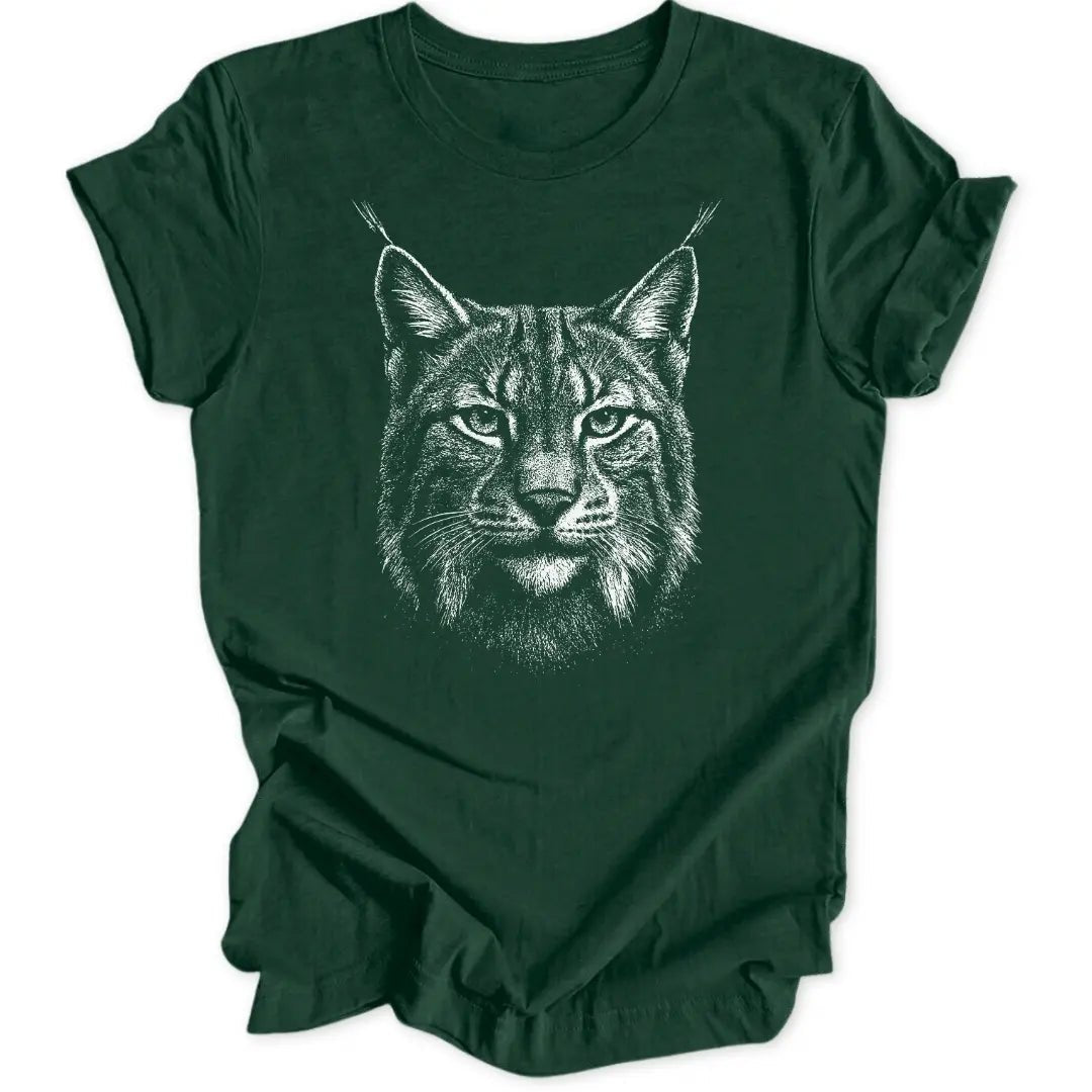 Luchs Portrait Unisex T-Shirt - Wild Spirit